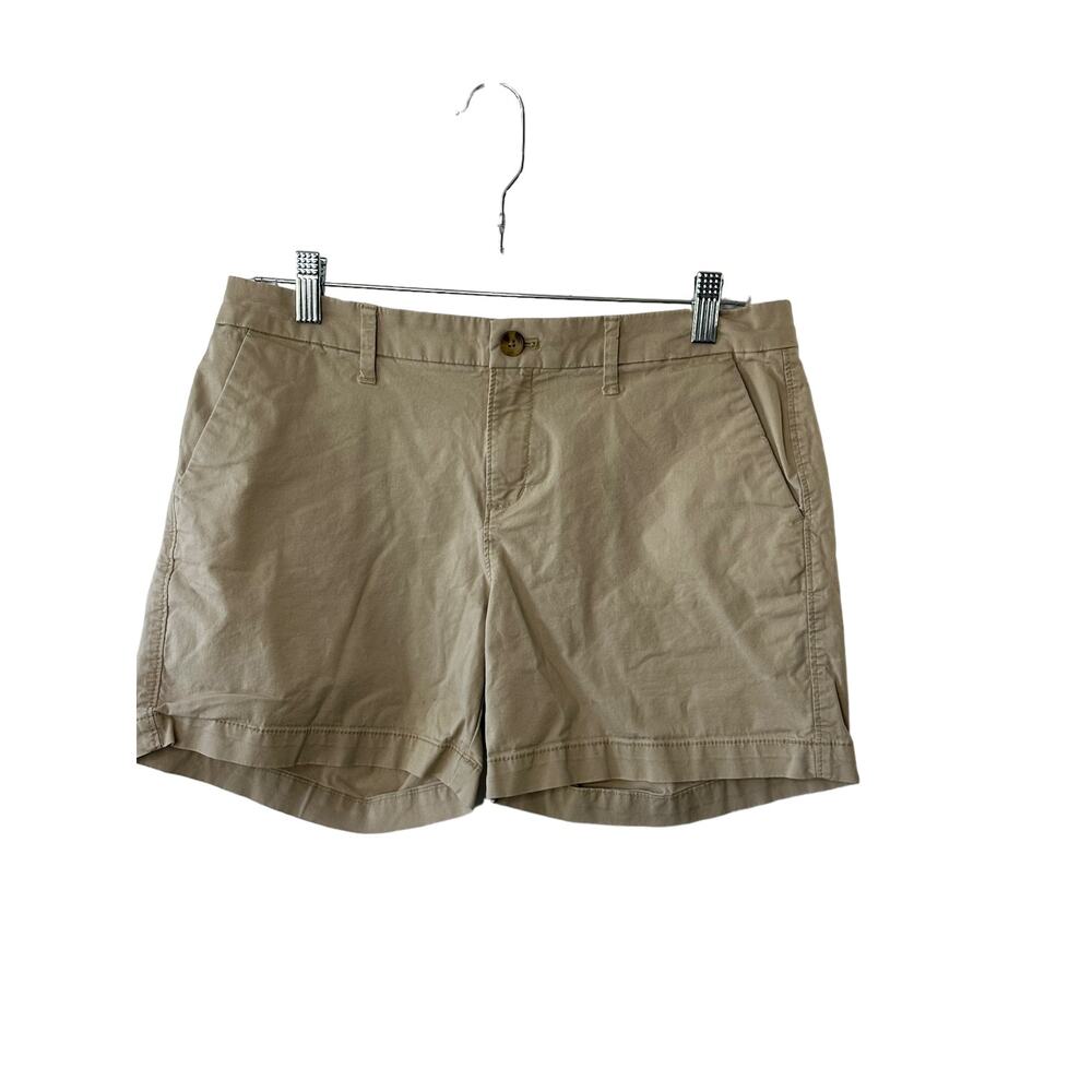 Old Navy Flat Front Khaki Shorts Women's Size 4
